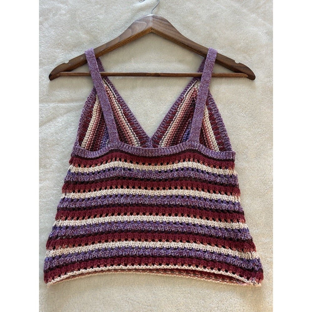 Primark Rita Ora Shirt Small Crochet Hippie Festival Handmade Y2k Style Hippie - Picture 7 of 10